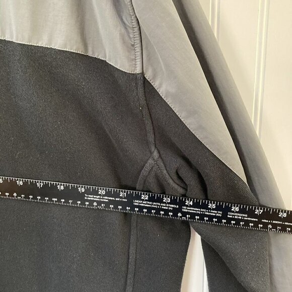 Tommy Hilfiger Men’s Bomber Yacht Ribbed Fleece Gray Black Bomber Jacket-XXL - Picture 10 of 12